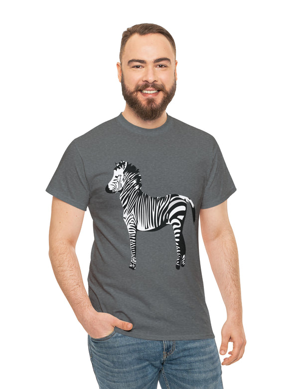 Zebra in a super comfy cotton tee