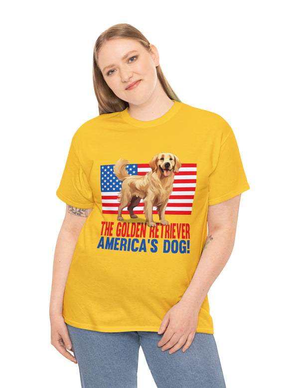 The Golden Retriever, America's Dog - in a super comfortable tee