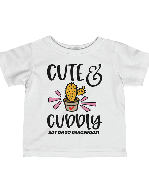 Cute & Cuddly (but oh so dangerous) in an Infant Fine Jersey Tee