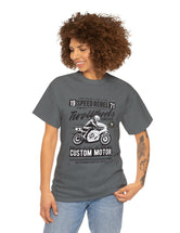 Motorcycle Speed Rebel - Two Wheels Forever - Vintage Retro T-Shirt for the Motorcycle or Biker in the family.