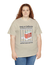 Only in California, the Deodorant is behind bars and the Crooks roam Free!