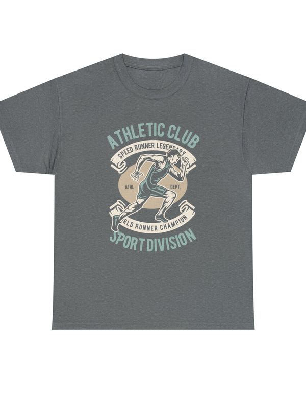 Retro Athletic Sports Runner in a super comfy Tee.