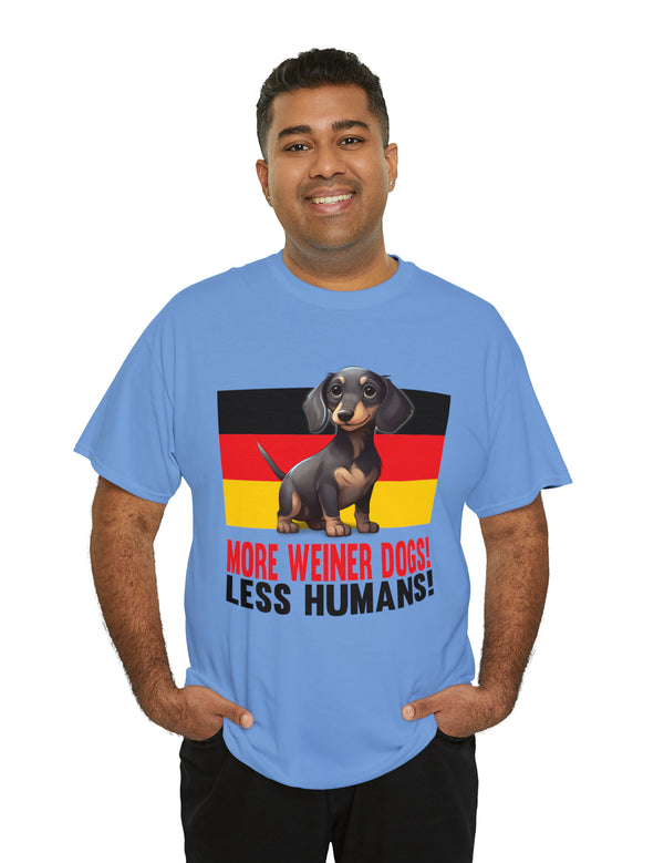 More Weiner Dogs! Less Humans in this super comfy tee.