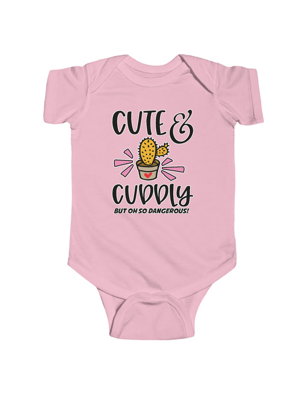 Cute & Cuddly (but oh so dangerous) in an Infant Fine Jersey Bodysuit