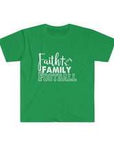 Faith, Family, Football - Unisex Softstyle T-Shirt