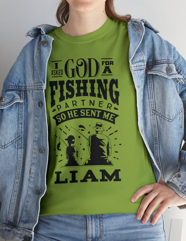 Liam - I asked God for a fishing partner and He sent me Liam.