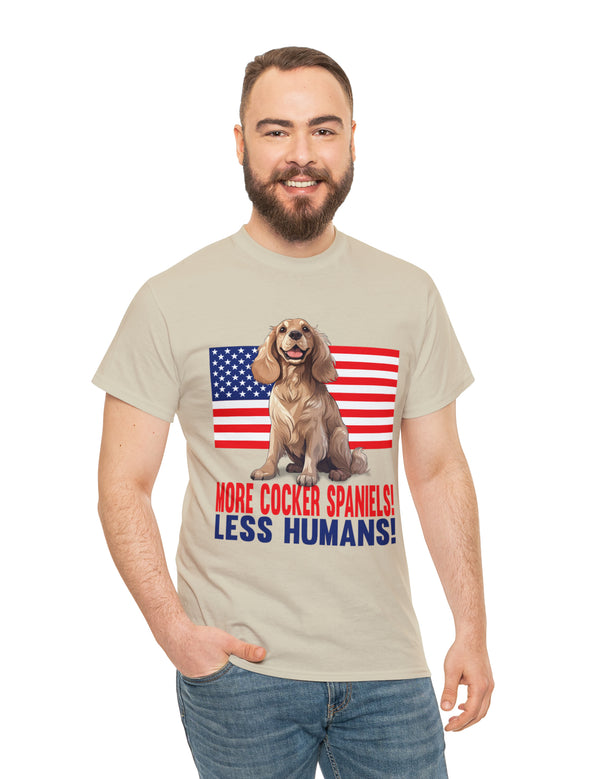 More Cocker Spaniels! USA Flag in this great looking cotton tee