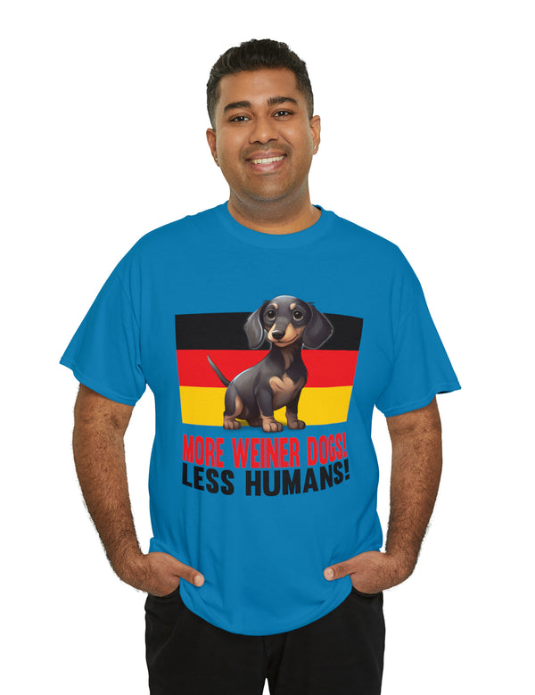 More Weiner Dogs! Less Humans in this super comfy tee.
