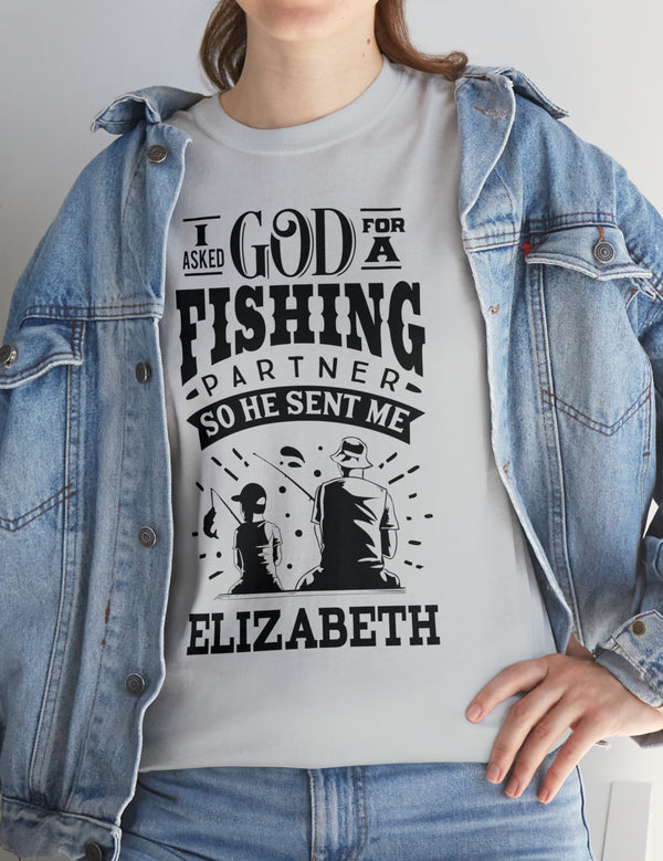 Elizabeth - I asked God for a fishing partner and He sent me Elizabeth.