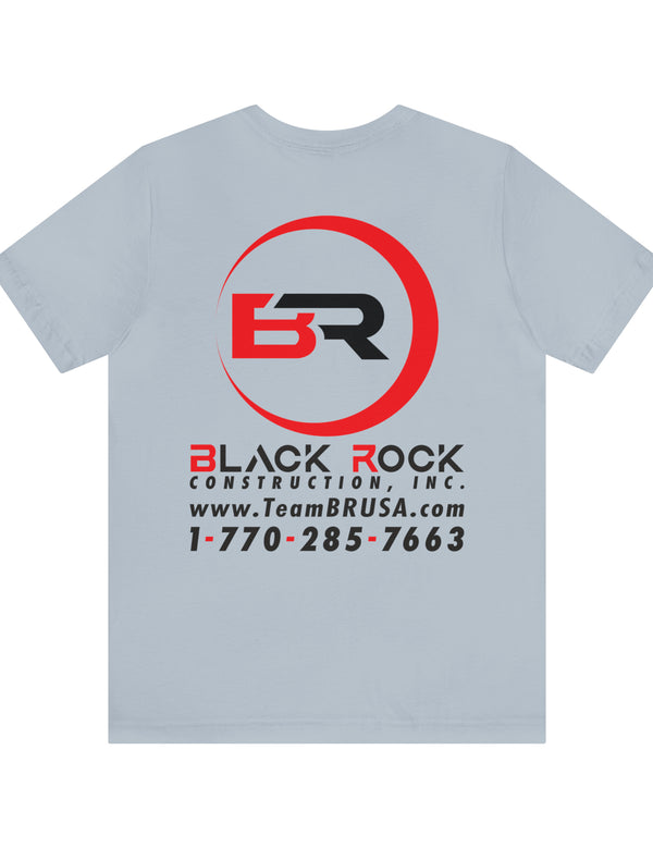 Black Rock Construction in a Premium Bella & Canvas Unisex Jersey Short Sleeve Tee