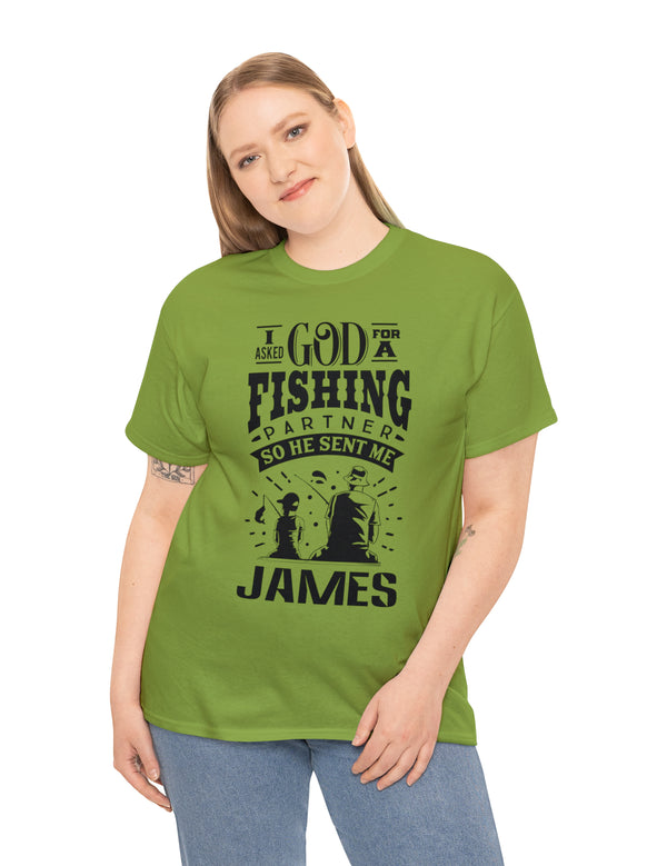 James - I asked God for a fishing partner and He sent me James.