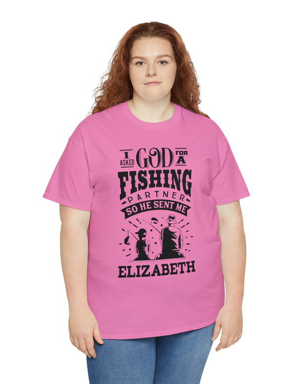 Elizabeth - I asked God for a fishing partner and He sent me Elizabeth.