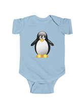 Penguin in an Infant Fine Jersey Bodysuit