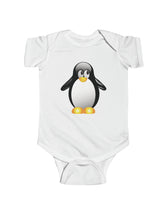 Penguin in an Infant Fine Jersey Bodysuit