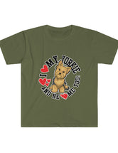 I love my Yorkie (Male Dog) and HE loves me too! Softstyle T-Shirt