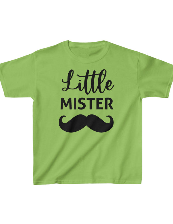 Little Mister with a big mustache - Kids Heavy Cotton™ Tee