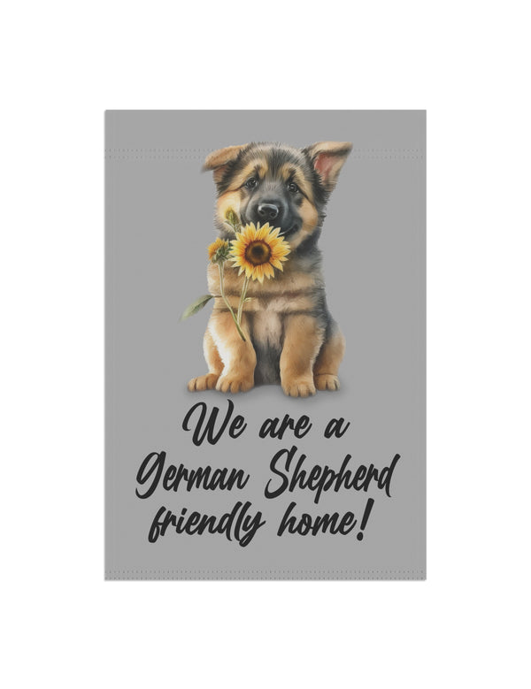 Sunflower German Shepherd - Garden Flag, Garden & House Banner