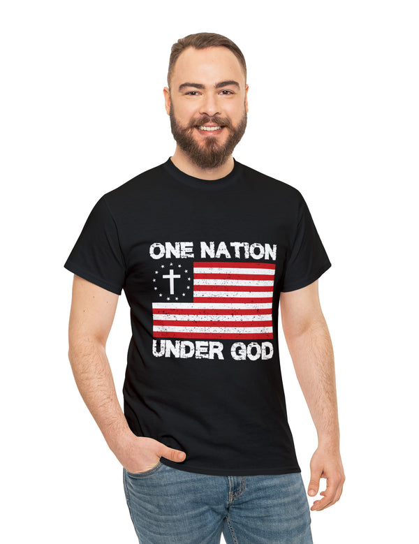 One nation under God. Unisex Heavy Cotton Tee
