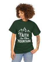 Faith can move Mountains! - Unisex Heavy Cotton Tee