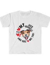 I love my Jack Russell (Female Dog) Softstyle T-Shirt
