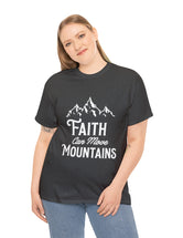 Faith can move Mountains! - Unisex Heavy Cotton Tee