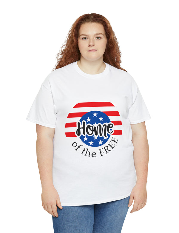 Home of the Free - Unisex Heavy Cotton Tee