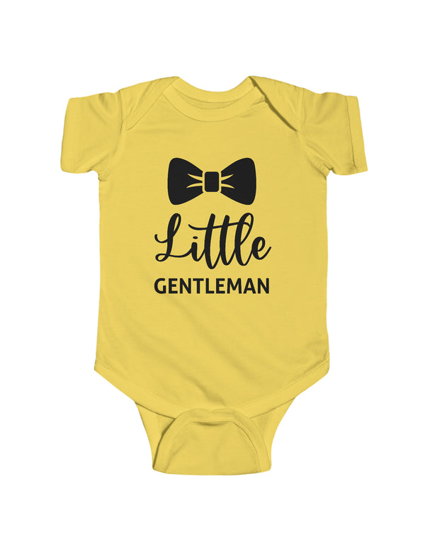 Little Gentleman in an Infant Fine Jersey Bodysuit