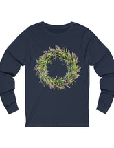 Wreath Farm Shirt in Long Sleeves - Unisex Jersey Long Sleeve Tee