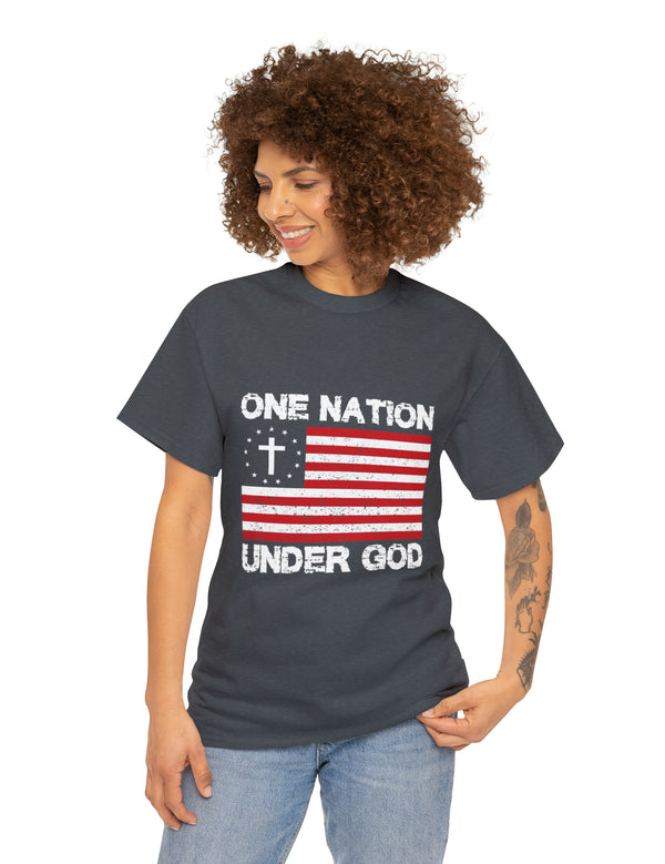 One nation under God. Unisex Heavy Cotton Tee