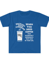 Feckless Coffee Company Softstyle T-Shirt (Dark Colored Shirts)