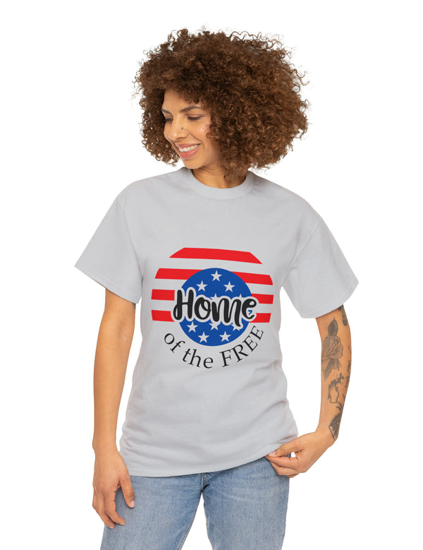 Home of the Free - Unisex Heavy Cotton Tee