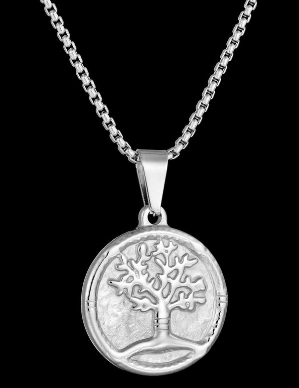 Tree Of Life Pendant Stainless Steel Necklace