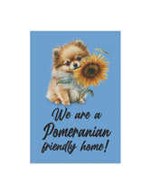 Sunflower Pomeranian - Garden Flag, Garden & House Banner