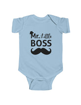Mr Little Boss in an Infant Fine Jersey Bodysuit