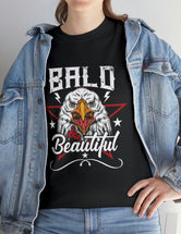 Bald and Beautiful American Bald Eagle - Unisex Heavy Cotton Tee