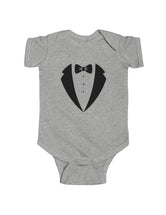 Baby Tuxedo in an Infant Fine Jersey Bodysuit