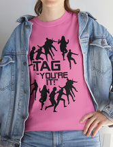 The game of Tag has never been funner! Unisex Heavy Cotton Tee